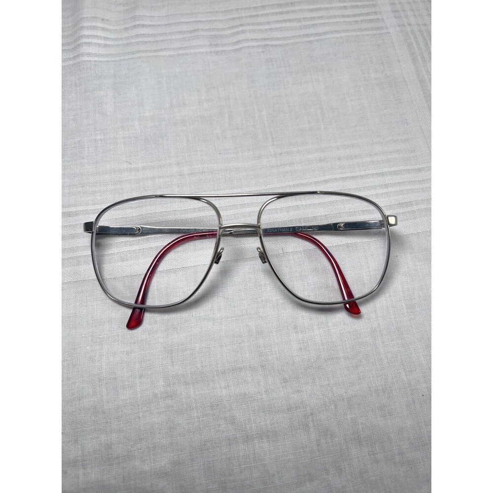 MARCHON NYC M-JONATHAN 2 Cafe 140 Light Brown Mens Aviator Eyeglasses 56-16-140